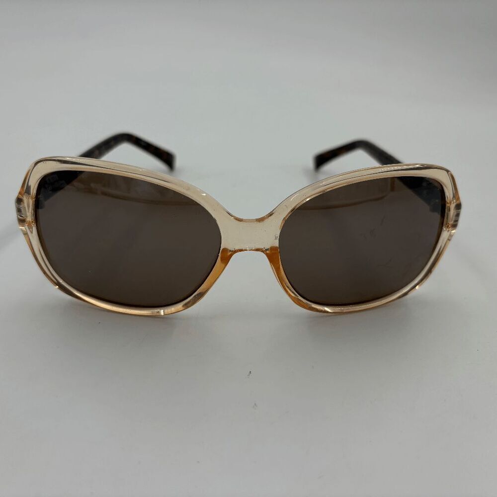 Calvin Klein CK R714S Cream Amber Lense Sunglasses 58/16/135 Womens